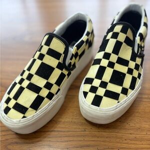Vans Checkered Platform Shoes